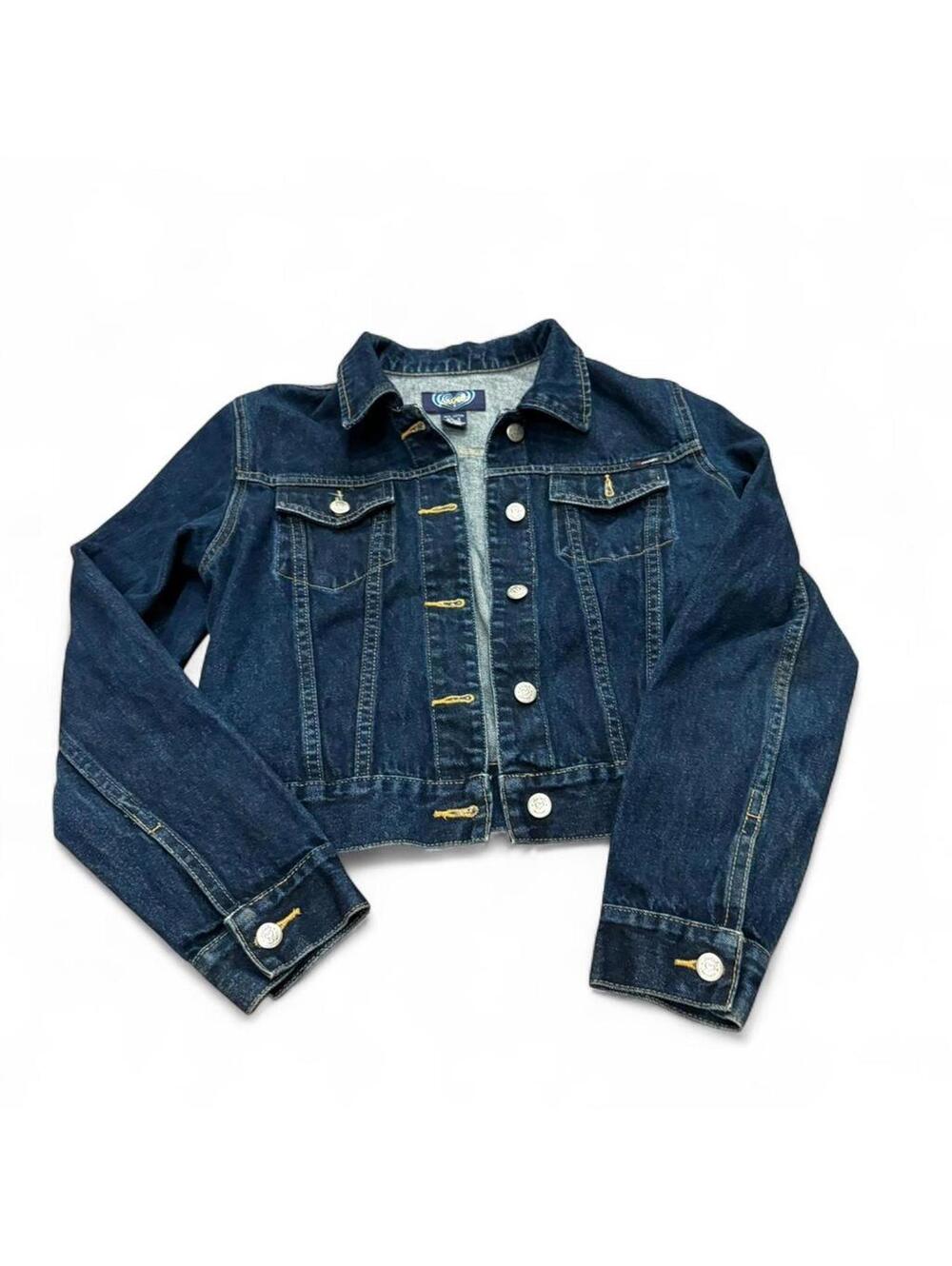 Y2K angels denim jacket